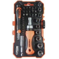 Finder Set Bit Nastavaka i Nasadnih Ključeva + Odvijač 38/1